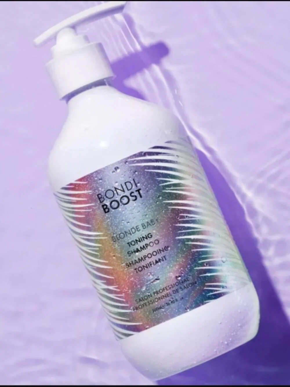 ❣️2/$36 NEW BONDIBOOST Blonde Baby Toning Shampoo Full Size 500mL